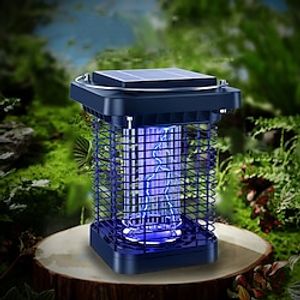 Solar Insect Bug Zappers Electric Mosquito Bug Killer with Light 8W Mosquito Trap for Home Garden Patio Backyard Outdoor Waterproof Solar and USB Charge Lightinthebox