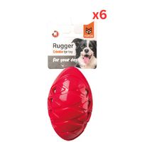 Fofos Crunch Football Small Assorted Colors (Pack of 6)