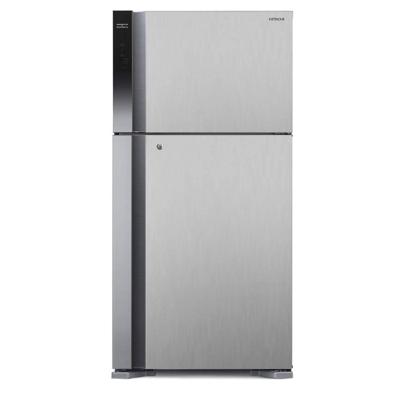 Hitachi 715L Gross Top Mount Double Door, Touch Screen Control Refrigerator Silver - RV715PUK7KPSV
