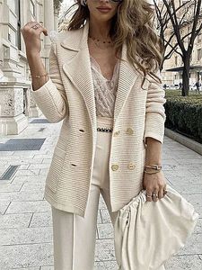 Ladies Elegant Fashion Solid Color Blazer