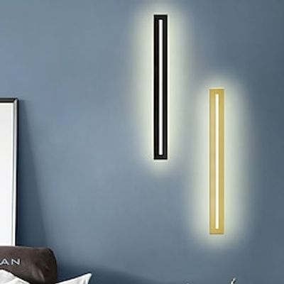 Modern LED Wall Light, IndoorOutdoor IP65 Waterproof Garden Light406080100120cm Black Long Stripe Wall Light, Terrace Corridor Bedroom Living Room Wall Light 110-240V Lightinthebox