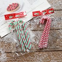 Christmas Decoration Plastic Candy Cane Small Pendant Christmas Tree Pendant Christmas Wreath miniinthebox - thumbnail