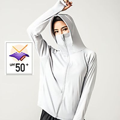 Women's Hoodie Jacket Zip Up Hoodie Coat Full Zip Pocket Stand Collar Sport Athleisure Jacket Long Sleeve Breathable Soft Comfortable Exercise  Fitness Running Everyday Use Casual Daily Outdoor Lightinthebox