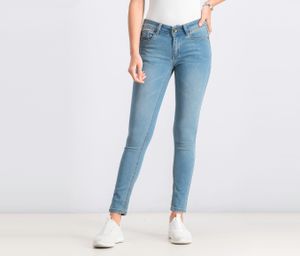 Womens Five Pockets Jeans  Blue Wash