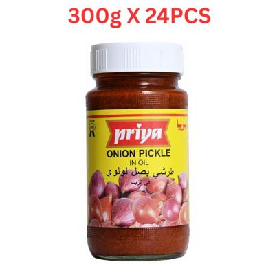 Priya Onion Pickle In Oil 300g Pack of 24