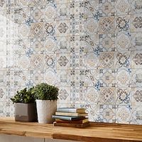10pcs Mosaic Tiles Arts and Crafts Light Bohemian Style Stick on Tiles Kitchen Tile Transfers Stickers Peel and Stick Wall Tiles for Bathroom Vinyl Home Decoration miniinthebox - thumbnail