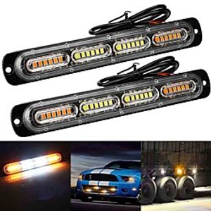 24LED Car Strobe Warning Light Grill Flashing Breakdown Emergency Light Car Truck Trailer Beacon Lamp LED Side Light For Cars miniinthebox