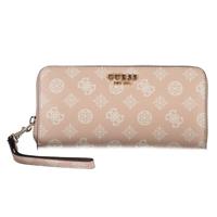 Guess Jeans Chic Pink Polyethylene Compact Wallet - GU-23498