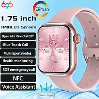 696 HK9MINI Smart Watch 1.75 inch Smart Band Fitness Bracelet Bluetooth Pedometer Call Reminder Sleep Tracker Compatible with Android iOS Women Men Hands-Free Calls Message Reminder IP 67 36mm Watch Lightinthebox