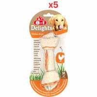 8In1 Delights Bone Chicken Medium For Dogs (Pack Of 5)