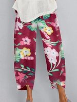 Fashion printed loose plus size casual women's pants - thumbnail