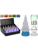 Homesmiths Christmas Tree With Rgb LED 10cm Assorted Color 1 Piece - thumbnail