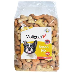 Vadigran Snack Dog Biscuits Bones Mix 500G