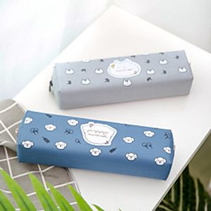 Pencil  pen  Case box back to school gift Cute animals Simple Stationery Bag Holder zippe 21.76 cm Lightinthebox