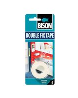 Bison Kit Double Fix Tape 1.5metre X 19mm