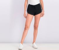 Womens Pull On Short  Black - thumbnail