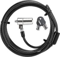 Targus Defcon T-Lock Keyed Cable Lock Black - ASP48EU