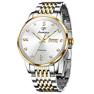 New Jinshidun Brand Men'S Luminous Watch Double Calendar Automatic Mechanical Watch Business Simple Waterproof Men'S Sports Watch Lightinthebox New Jinshidun Brand Men'S Luminous Watch Double Calendar Automatic Mechanical Watch Business Simple Waterproof Men'S Sports Watch Lightinthebox