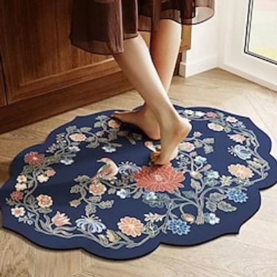 American Hand Painted Diatomaceous Mud Floor Mat Bathroom Anti Skid Irregular Foot Mat Household Bathroom Water Absorbing and Quick Drying Floor Mat Lightinthebox