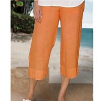 Women's Pants Solid Color Sport Athleisure Bottoms Breathable Soft Comfortable Everyday Use Street Casual Daily Activewear Outdoor Lightinthebox - thumbnail