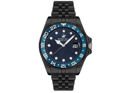Beverly Hills Polo Club Mens Analog Dark Blue Dial Watch Bp3126x690 Beverly Hills Polo Club Mens Analog Dark Blue Dial Watch Bp3126x690