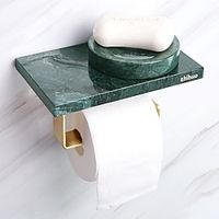 Perforated Wall-mounted Marble Paper Towel Holder Creative Bathroom Toilet Paper Holder miniinthebox Perforated Wall-mounted Marble Paper Towel Holder Creative Bathroom Toilet Paper Holder miniinthebox