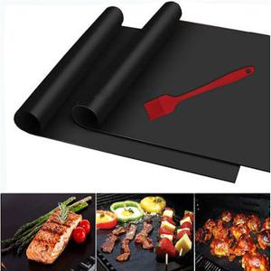 2Pcs Reusable Non-Stick BBQ Grill Mat Pad