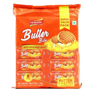 Neskers Butter Bite Cookies 8x90gm