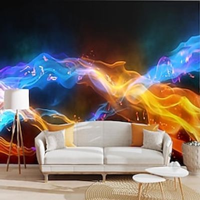 Art Deco 3D Home Decoration Fluorescent Lamp Murals Dazzle With Colorful Smoke Canvas Material Self adhesive Wallpaper Mural Wall Cloth Room Wallcovering Lightinthebox Art Deco 3D Home Decoration Fluorescent Lamp Murals Dazzle With Colorful Smoke Canvas Material Self adhesive Wallpaper Mural Wall Cloth Room Wallcovering Lightinthebox
