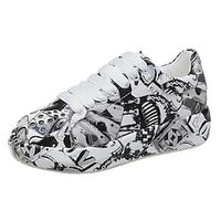 Women's Sneakers Party Outdoor Christmas Dad Shoes Winter Lace-up Flat Heel Round Toe Sporty Casual Preppy Walking Shoes PU Leather Lace-up Color Block Green Black Red Lightinthebox - thumbnail