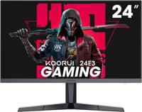 KOORUI Gaming Monitor 24 inch Nano IPS, QHD 2560 x 1440, Display 165Hz, HDMI, Adaptive Sync, Ultra Slim Frame, DisplayPort, Black- 24GP01