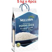 Nellara Ponni Rice Classic 5kg (Pack of 4)