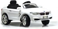 Megastar Licensed BMW 12 V Kids Ride On Coupe Car Remote Controlled - White (UAE Delivery Only)