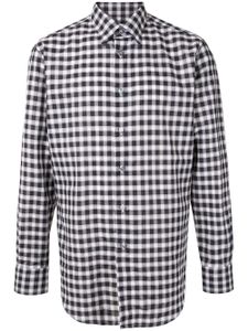 Brioni gingham print shirt - Blue