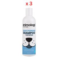 Animology Essentials Baby Powder Puppy Shampoo 250ml Pack Of 3