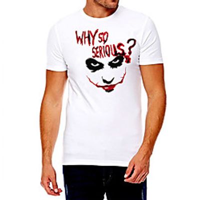 Men's Unisex Tee T shirt Hot Stamping Graphic Prints Grimace Letter Plus Size Print Short Sleeve Casual Tops Cotton Basic Fashion Designer Big and Tall White Lightinthebox