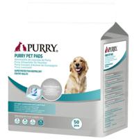 Purry Pet Training Pads Quick Absorbent Leak Proof & 5 Layer With Floor Sticker 60x90Cm - 50Pcs