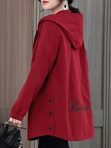 Loose-fit hooded jacket