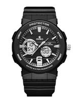 Astro Kids J8802 Movement Watch, Analog-Digital Display and Polyurethane Strap, Black - A23819-PPBB - thumbnail