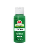 Apple Barrel 2oz Multi-Surface Satin Acrylic Paints True Green