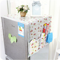 KCASA KC-SR10 PVC Anti-dust Waterproof Oil-proof Refrigerator Fridge Cover With 2 Pockets Organzier Storage Bag Pouch