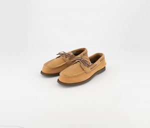 Boys Authentic Slip On Top Sider Shoes  Brown