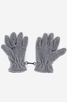 Kids Girls Plain Gloves  Grey - thumbnail