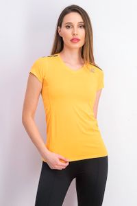 Womens Active Shirt  Orange Electric Peach