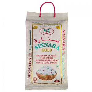 Sinnara Gold 1121 Steam Basmati Rice 5Kg (UAE Delivery Only)