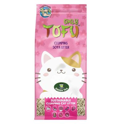 Nutrapet Tofu Clumping Cat Litter Green Tea Sticks - 7 Liters Nutrapet Tofu Clumping Cat Litter Green Tea Sticks - 7 Liters