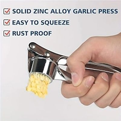 1 Piece metal Garlic Press Manually Crusher Handheld Ginger Kitchen Tools Lightinthebox