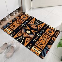 Ethnic Folk Art Doormat Non-Slip Oil Proof Rug Indoor Outdoor Mat Bedroom Decor Bathroom Mat Entrance Rug Door Mat miniinthebox - thumbnail