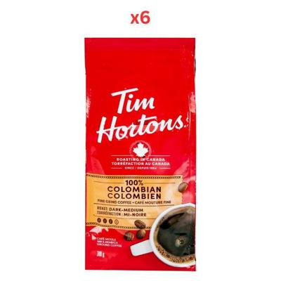 Tim Hortons Colombian 300G Pack Of 6 Tim Hortons Colombian 300G Pack Of 6