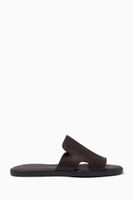 Plage Slide Sandals in Calfskin Plage Slide Sandals in Calfskin